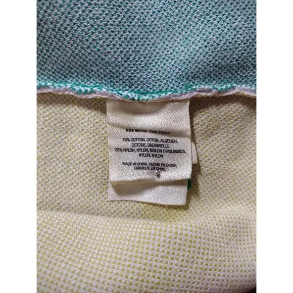 MOTH Anthropologie Green Yellow Retro Mod Sleeveless Colorblock Mini Dress Large - Picture 14 of 16